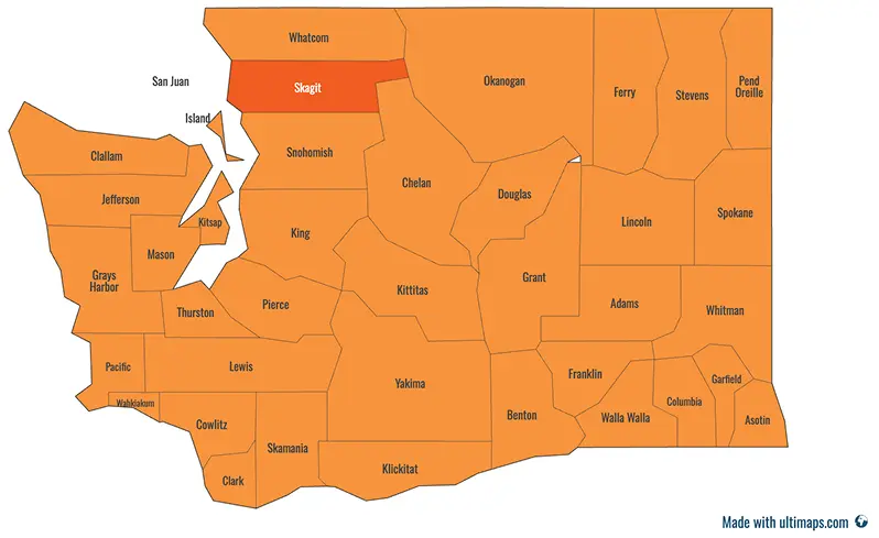 Find our logo stacked amongst the community, just look for Skagit Plumbing's black irregular hexagon, an embodiement of a badge with our name stamped in the center, and don't forget, our five stars are always included.